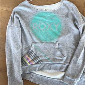 XS Roxy crew neck!! Gently used 💙💚